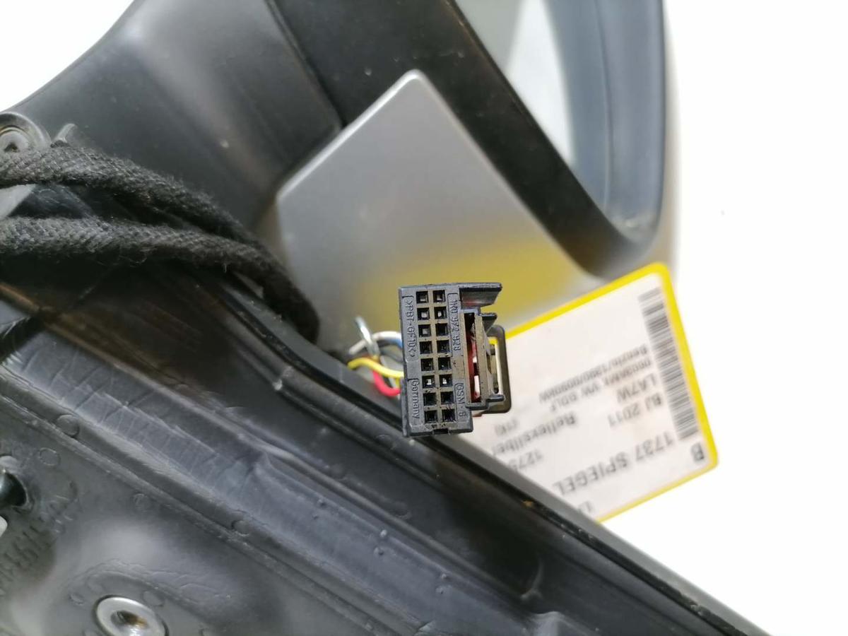 VW Golf 6 original Außenspiegel links elektrisch verstellbar beheizt LA7W Reflexsilber Fließheck Bj.2011 VW Golf 6 original Außenspiegel links elektrisch verstellbar beheizt LA7W Reflexsilber Fließheck Bj.2011